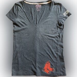 Victoria's Secret PINK × MLB Boston Red Sox Baseball Vintage Y2K Shirt Sz Large